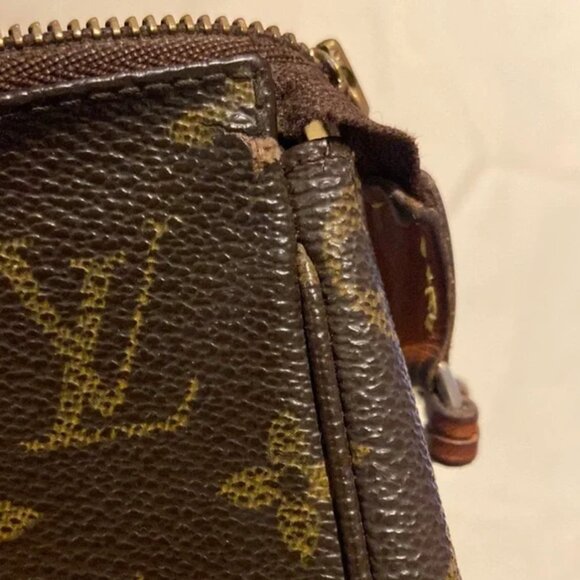 Louis Vuitton Pochette Accessories Monogram Canvas - very old - Picture 10 of 14